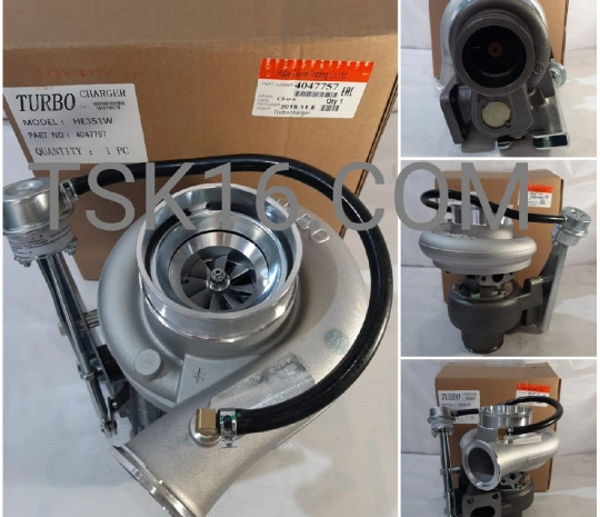 Турбокомпрессор TURBOCHARGER HE351W 4047757 (4956077, 4047758) - 6ISBe,ISDe (E4)  (Аналог)